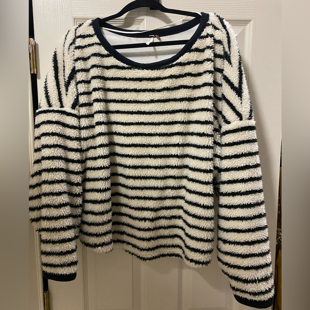 Free People Breton Striped Pullover
